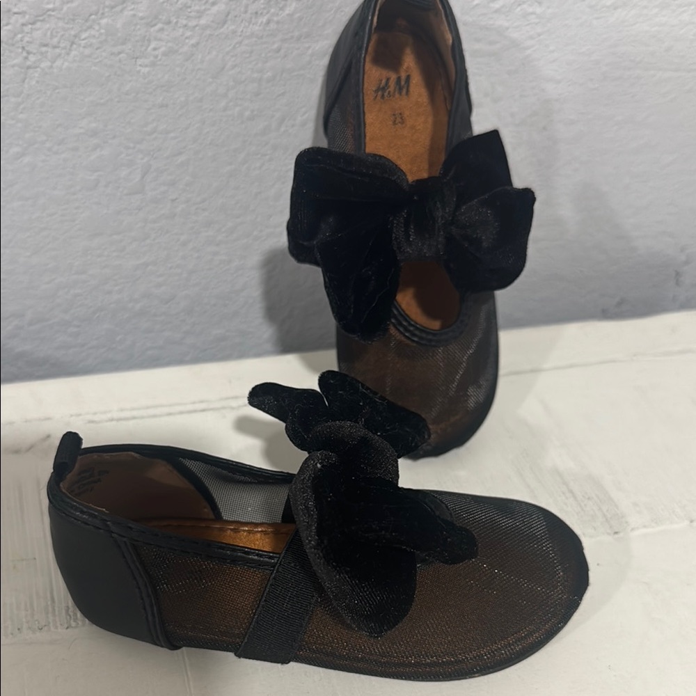 H&M Black Bow Women's Shoes